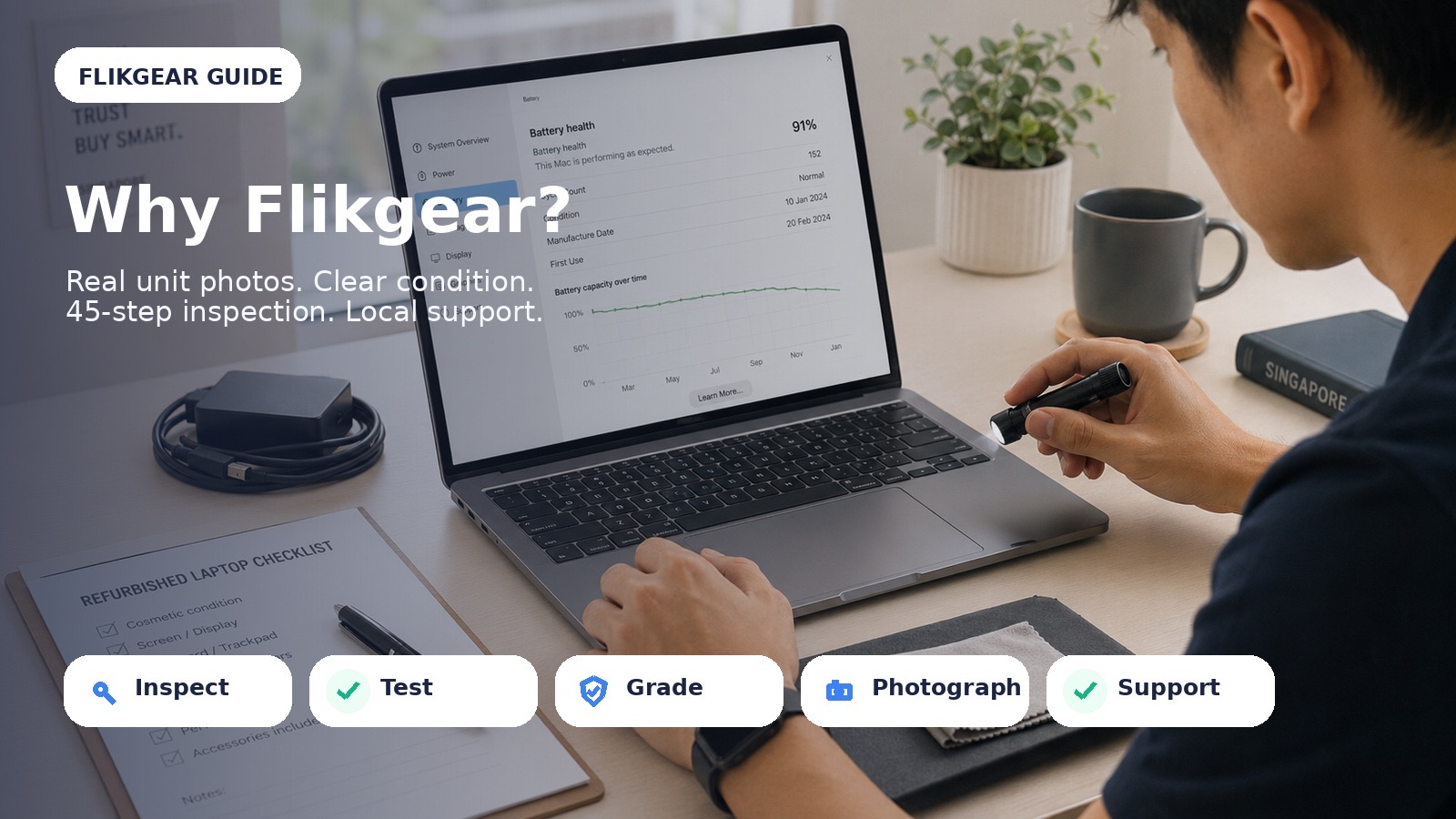 Why Flikgear? How We Prepare and Sell Refurbished Laptops
